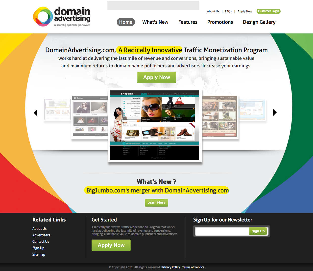 Domain Advertising